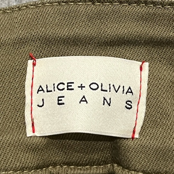 ALICE & OLIVIA JEANS paper bag skinny- 24 - Picture 4 of 7